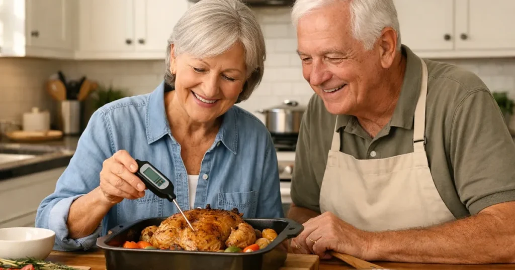 Easy-Read Meat Thermometers for Older Home Cooks